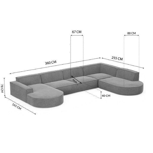 Canapé Astoria L –  Large Double