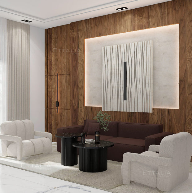 Flex Set ( Canapé + 2  Fauteuils et Tables basse )