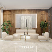 Prestige pack salon Canapé + 2 Fauteuils + Table Basse ELYSIA