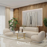 Prestige pack salon Canapé + 2 Fauteuils + Table Basse ELYSIA