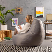 Pouf Poire Gris - Ettalia Market